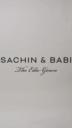 Sachin & Babi Strapless<Edie Gown - Deep Ocean Bouquet Deepoceanbouquet