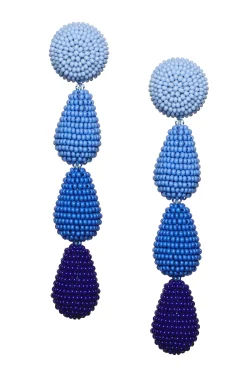 Sachin & Babi Earrings<Eliza Earrings - Smooth Beads Black