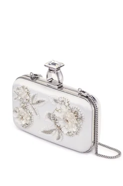 Sachin & Babi Bags<Embellished On The Rocks Clutch - Off White Offwhite