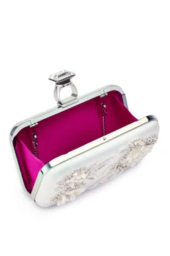 Sachin & Babi Bags<Embellished On The Rocks Clutch - Off White Offwhite