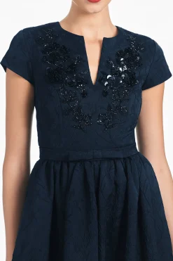 Sachin & Babi Cap Sleeve<Estelle Gown - Poseidon