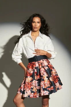 Sachin & Babi Matching Sets|Skirts<Eton Skirt - Bedford Bouquet Bedfordbouquet