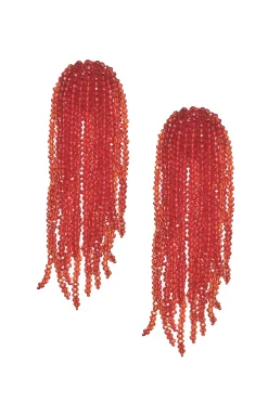 Sachin & Babi Earrings<Fountain Earrings - Faceted Beads Black