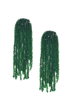 Sachin & Babi Earrings<Fountain Earrings - Faceted Beads Black