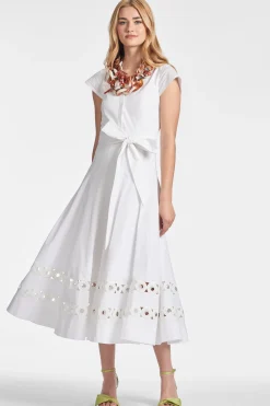 Sachin & Babi Plus Sizes|Fit & Flare<Ganika Dress - White