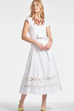 Sachin & Babi Plus Sizes|Fit & Flare<Ganika Dress - White