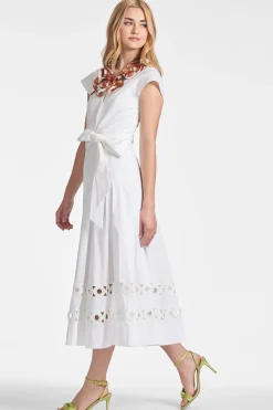 Sachin & Babi Plus Sizes|Fit & Flare<Ganika Dress - White