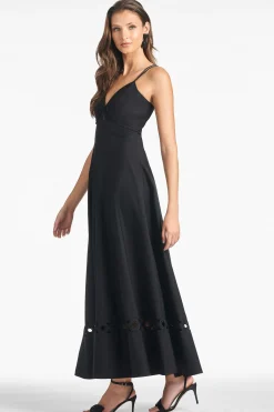 Sachin & Babi A-line|Long<Gemma Dress - Black