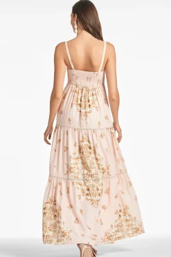 Sachin & Babi Long<Giorno Dress - Petalo Rosa Fresco Petalorosafresco