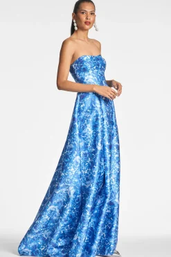 Sachin & Babi Strapless<Giovanna Gown - Mediterranean Blooms Mediterraneanblooms
