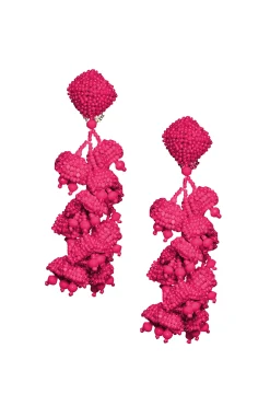 Sachin & Babi Earrings<Grapes Earrings - Smooth Beads Silver