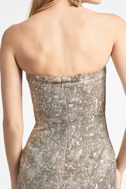 Sachin & Babi Midi<Isa Dress - Gilded Floral Gildedfloral