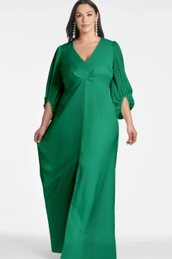 Sachin & Babi Plus Sizes<Jenny Gown - Emerald