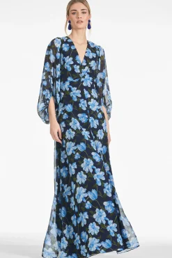Sachin & Babi Plus Sizes<Jenny Gown - Ocean Blue Magnolia Oceanbluemagnolia