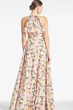 Sachin & Babi Sleeveless<Kate Gown - Pink Lemonade Bouquet Pinklemonadebouquet