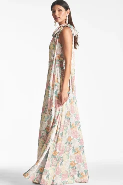 Sachin & Babi Plus Sizes|Sleeveless<Kayla Gown - Antique Bouquet Antiquebouquet