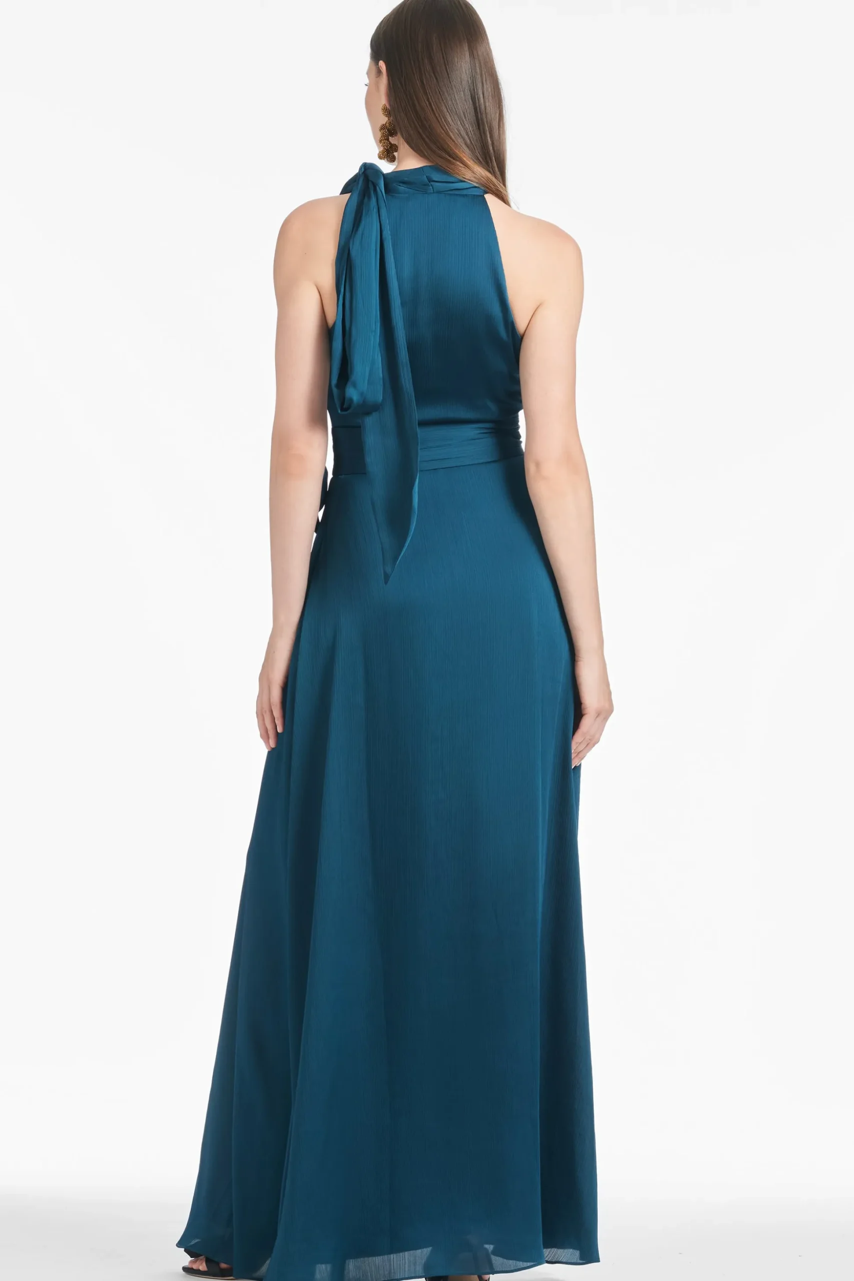 Sachin & Babi Sleeveless<Kayla Gown - Bottle Green Bottlegreen