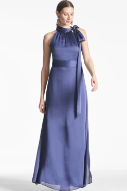 Sachin & Babi Plus Sizes|Sleeveless<Kayla Gown - Deep Cobalt Deepcobalt