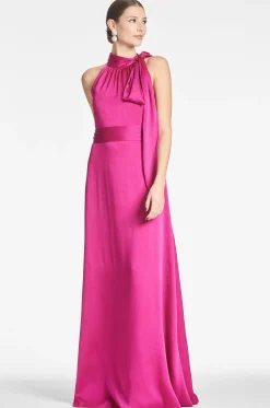Sachin & Babi Plus Sizes|Sleeveless<Kayla Gown - Dragonfruit
