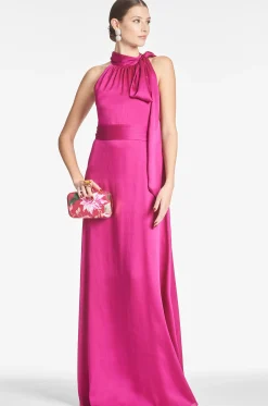 Sachin & Babi Plus Sizes|Sleeveless<Kayla Gown - Dragonfruit