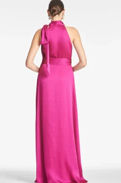Sachin & Babi Plus Sizes|Sleeveless<Kayla Gown - Dragonfruit