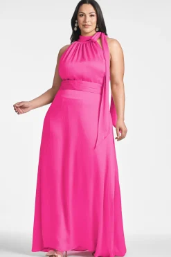Sachin & Babi Plus Sizes|Sleeveless<Kayla Gown - Dragonfruit