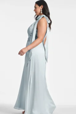 Sachin & Babi Sleeveless<Kayla Gown - Ice Blue Iceblue