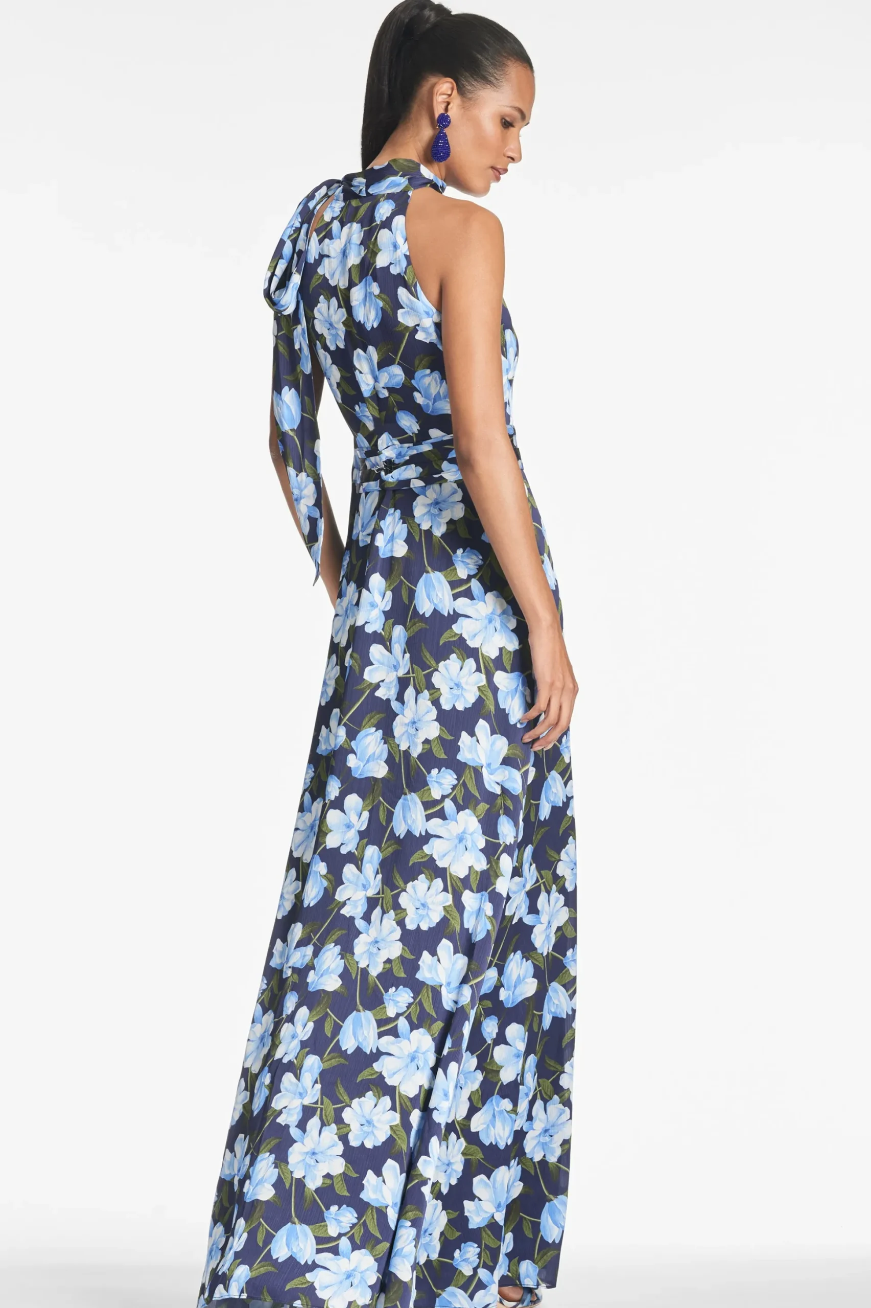 Sachin & Babi Plus Sizes|Sleeveless<Kayla Gown - Ocean Blue Magnolia Oceanbluemagnolia