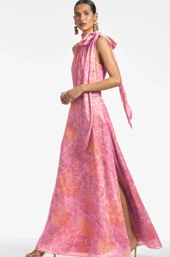 Sachin & Babi Plus Sizes|Sleeveless<Kayla Gown - Pastel Sunset Hydrangea Pastelsunsethydrangea