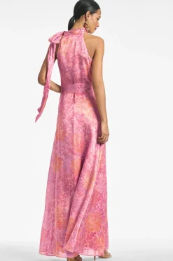 Sachin & Babi Plus Sizes|Sleeveless<Kayla Gown - Pastel Sunset Hydrangea Pastelsunsethydrangea