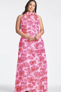 Sachin & Babi Sleeveless<Kayla Gown - Pink Fantasia Bloom Pinkfantasiabloom