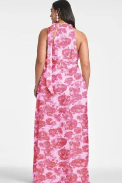 Sachin & Babi Sleeveless<Kayla Gown - Pink Fantasia Bloom Pinkfantasiabloom