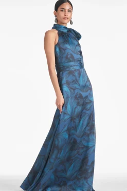 Sachin & Babi Plus Sizes|Sleeveless<Kayla Gown - Tonal Petal Tonalpetal