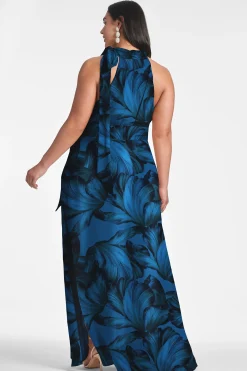 Sachin & Babi Plus Sizes|Sleeveless<Kayla Gown - Tonal Petal Tonalpetal