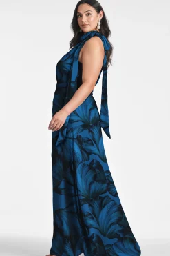Sachin & Babi Plus Sizes|Sleeveless<Kayla Gown - Tonal Petal Tonalpetal