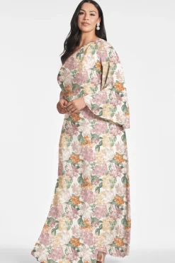 Sachin & Babi Plus Sizes|One Shoulder<Keely Gown - Antique Bouquet Antiquebouquet