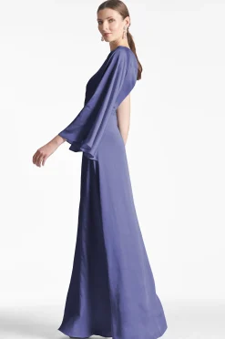 Sachin & Babi Plus Sizes|Long Sleeve<Keely Gown - Deep Cobalt Deepcobalt