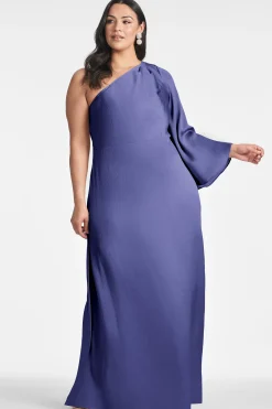 Sachin & Babi Plus Sizes|Long Sleeve<Keely Gown - Deep Cobalt Deepcobalt