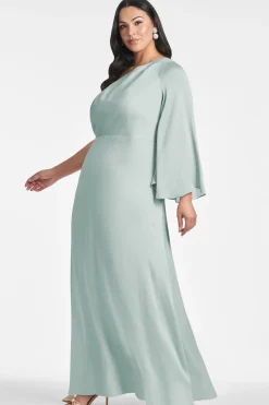 Sachin & Babi Plus Sizes|One Shoulder<Keely Gown - Jade