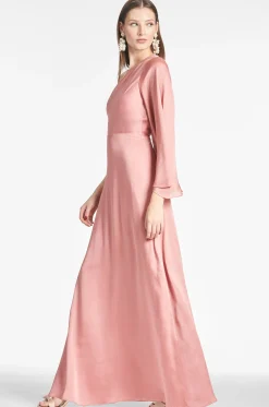 Sachin & Babi Plus Sizes|One Shoulder<Keely Gown - Rouge
