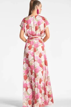 Sachin & Babi Plus Sizes|Short Sleeve<Leah Gown - Campo Di Fiore Campodifiore