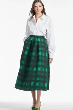 Sachin & Babi Matching Sets|Skirts<Leighton Skirt - Emerald Shibori Emeraldshibori