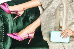 Sachin & Babi Shoes<Lenox Obi-Bow Slingback - Cerise