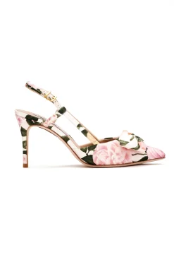 Sachin & Babi Shoes<Lenox Obi-Bow Slingback - Pink Lemonade Bouquet Pinklemonadebouquet