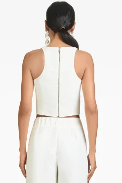 Sachin & Babi Tops & Blouses<Lexie Top - - Faille Ivory