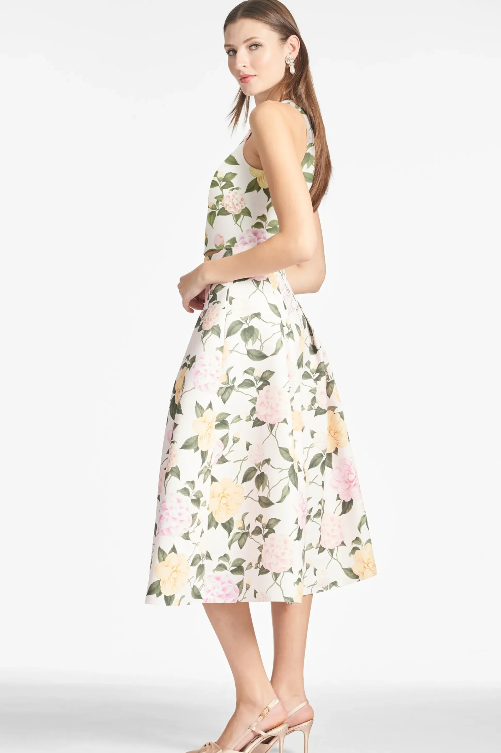 Sachin & Babi Tops & Blouses|Matching Sets<Lexie Top - Pink Lemonade Bouquet Pinklemonadebouquet
