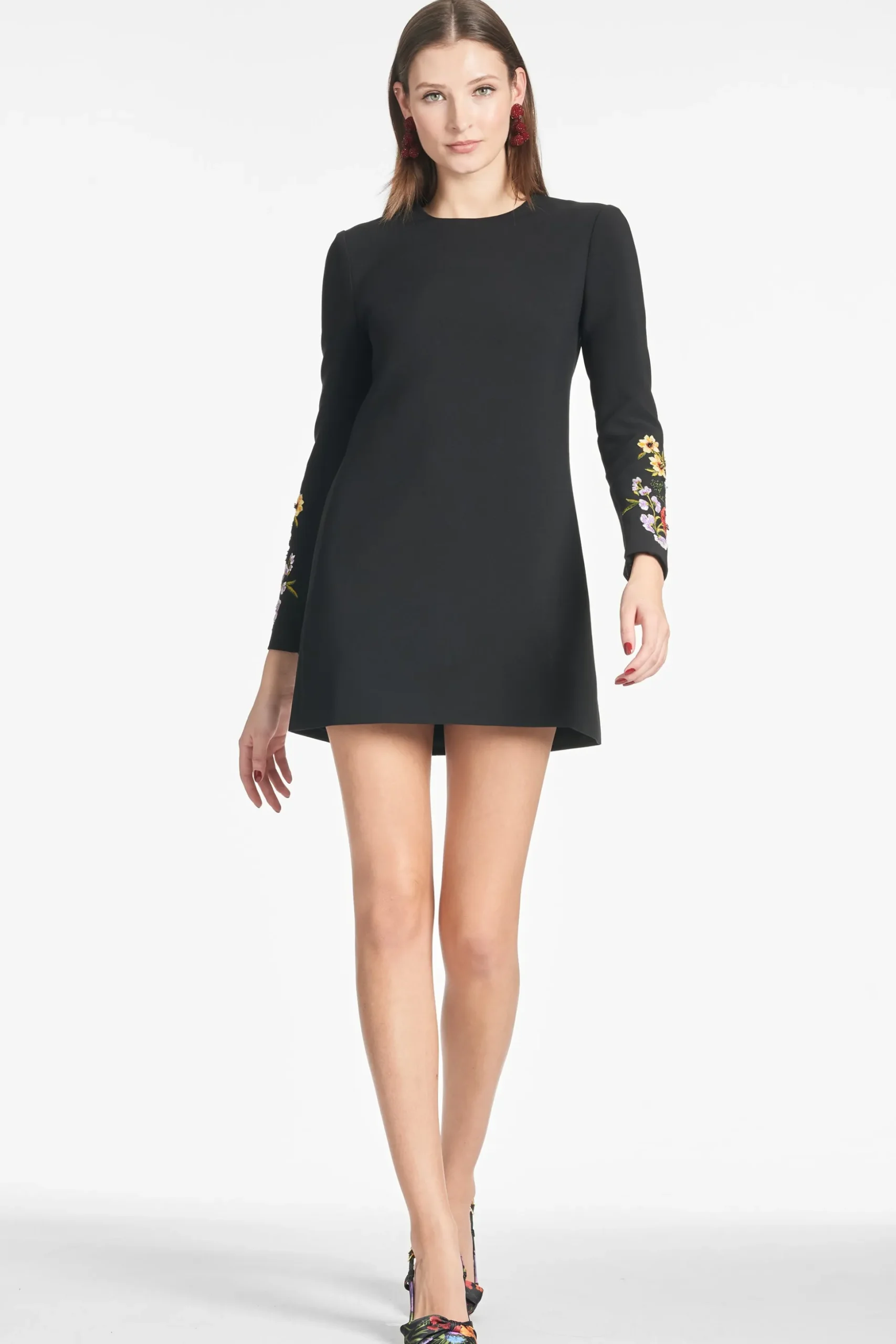 Sachin & Babi Mini<Lily Dress - Noir Bouquet Noirbouquet