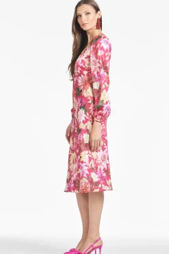 Sachin & Babi Plus Sizes|A-line<Lola Dress - Deep Pink Dahlia Deeppinkdahlia