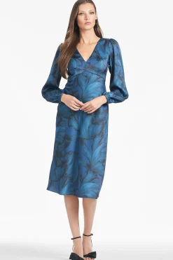 Sachin & Babi Plus Sizes|Midi<Lola Dress - Tonal Petal Tonalpetal