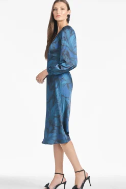 Sachin & Babi Plus Sizes|Midi<Lola Dress - Tonal Petal Tonalpetal